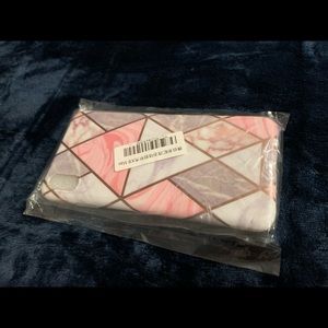 iPhone XS Max Pink and gold marble phone case